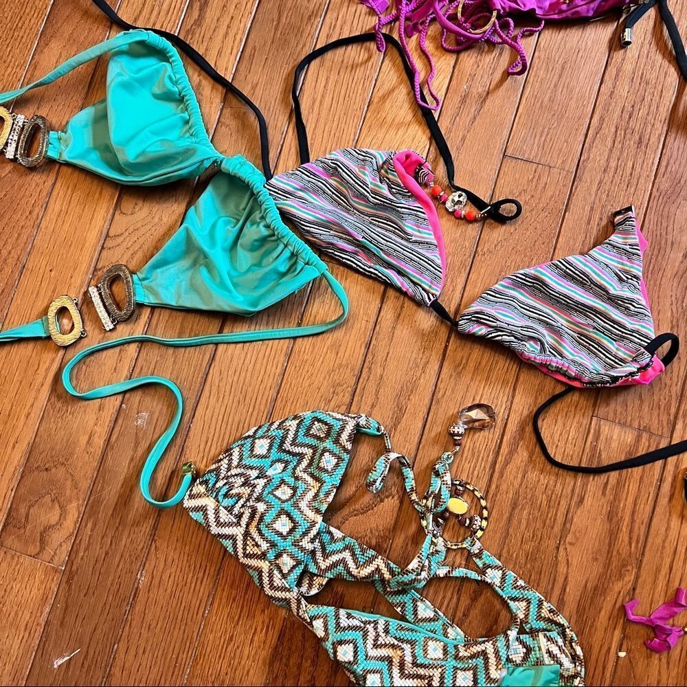 Broken Beach Bunny Bikini LOT as is
